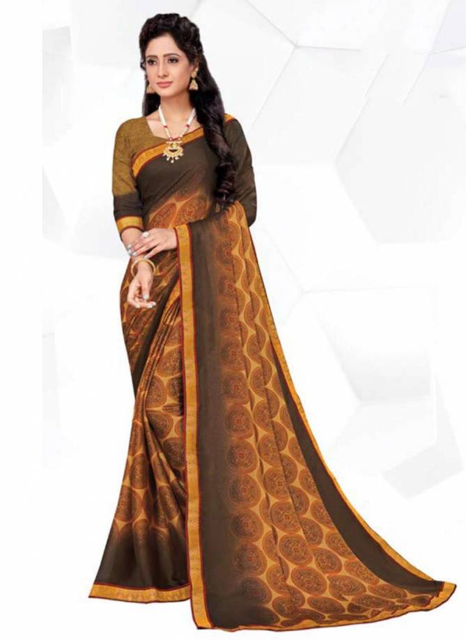 Sulakshmi Hichki Latest Ethnic Regular Wear Designer Exclusive Digital Printed Chiffon Saree Collection